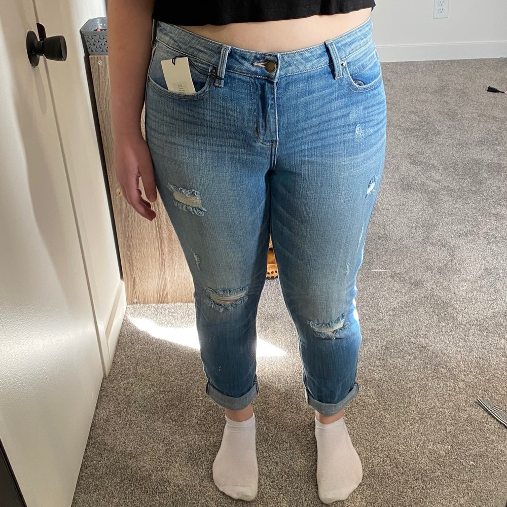 Ripped Blue Jeans